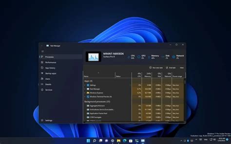 Enable New Task Manager in Windows 11 with Fluent Design &amp; Dark Mode