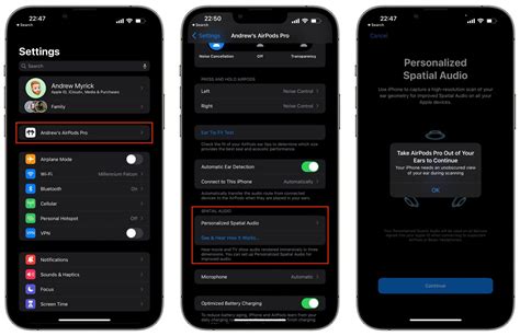 Enable Personalized Spatial Audio manually on iPhone