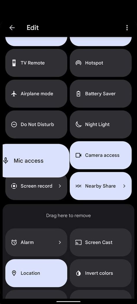 Enable Pixel toggles for microphone and camera access
