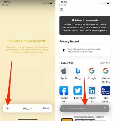Enable Safari Private Browsing in iOS 15 and iOS 16