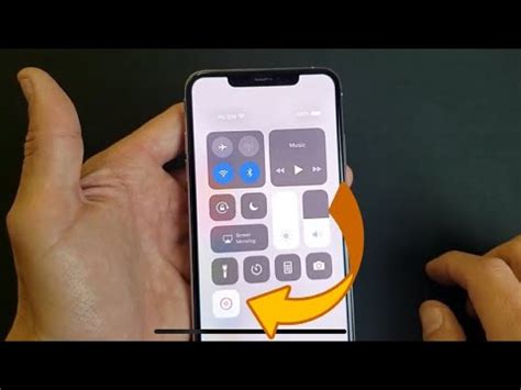 Enable Screen Recording iPhone XS Max