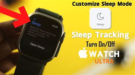 Enable Sleep Detection in Apple Watch