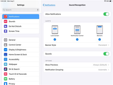 Enable Sound Recognition to Get Instant Notification