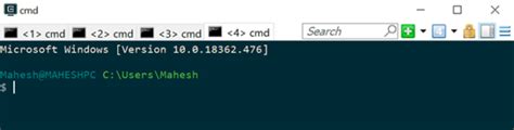 Enable Tabbed Command Prompt Using ConEmu