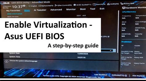 Enable UEFI virtualization