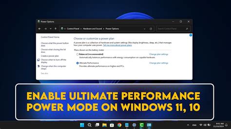 Enable Ultimate Performance power mode on your PC
