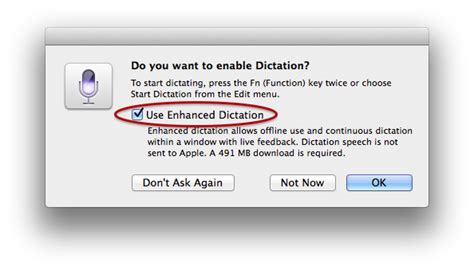 Enabling Dictation on Mac