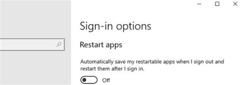 Enabling automatic restart for UWP apps