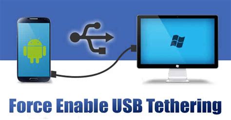 Enabling tethering on Android