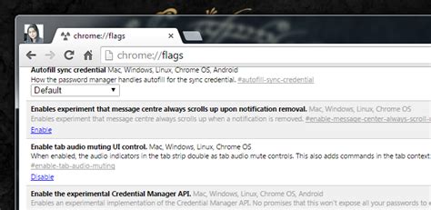 Enabling the Chrome Mute Button