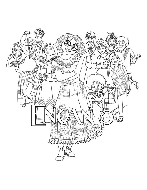 Encanto Drawings Printable