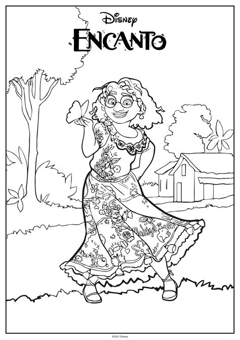 Encanto Free Printable Coloring Pages