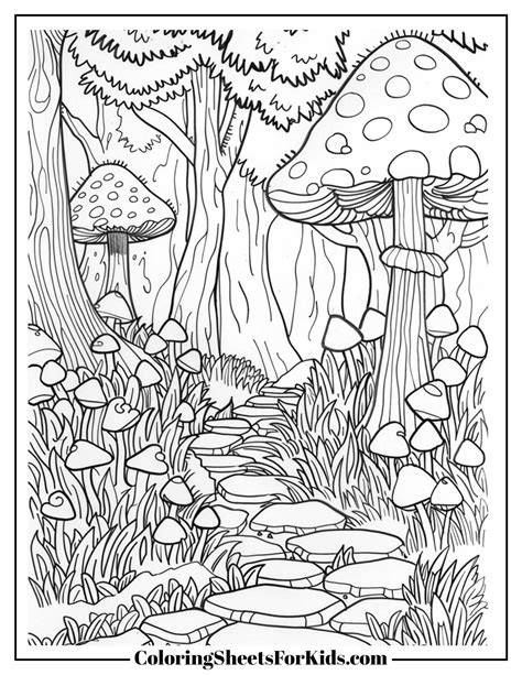 Enchanted Forest Coloring Pages