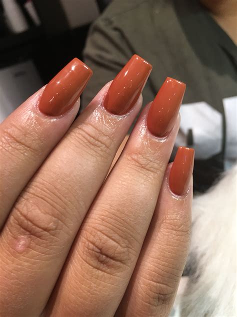 Enchanting Autumn Nails: Discover The Magic Of Burnt Orange This Fall