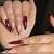 Enchanting Elegance: Dark Burgundy Nail Designs for a Sophisticated Look