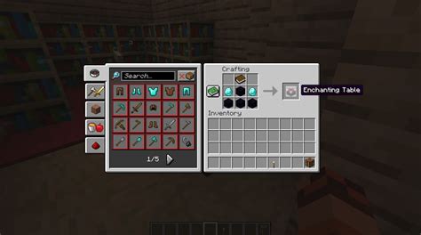 Enchanting Table Recipe Mc