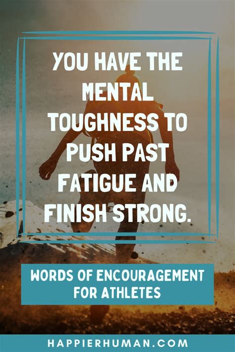 Encouragement For Athletes