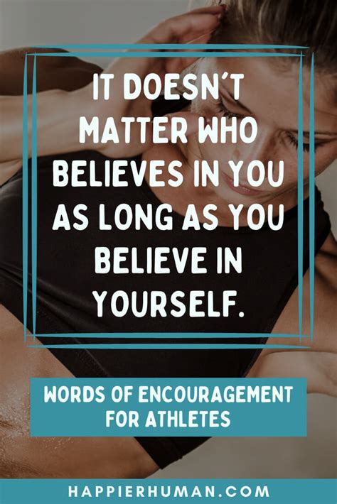 Encouraging Words For Athletes