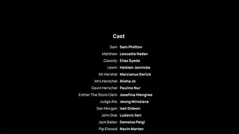 End Credits Template After Effects