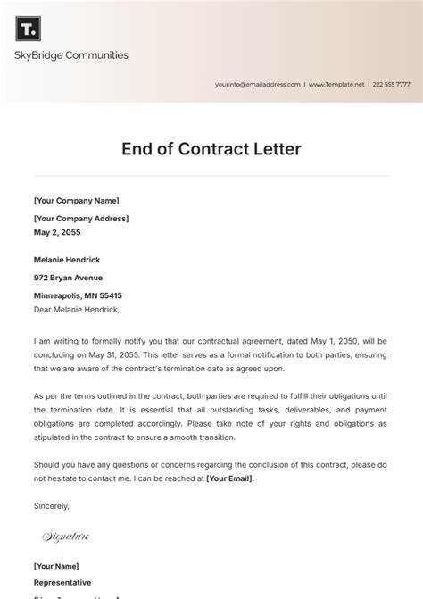 End-of-Contract Options