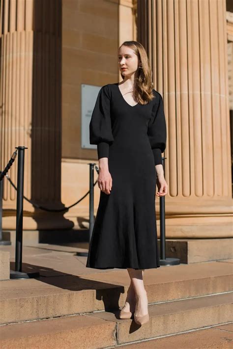 Black dress versatility