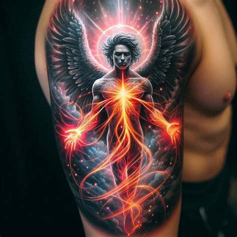Energy Angel Tattoo