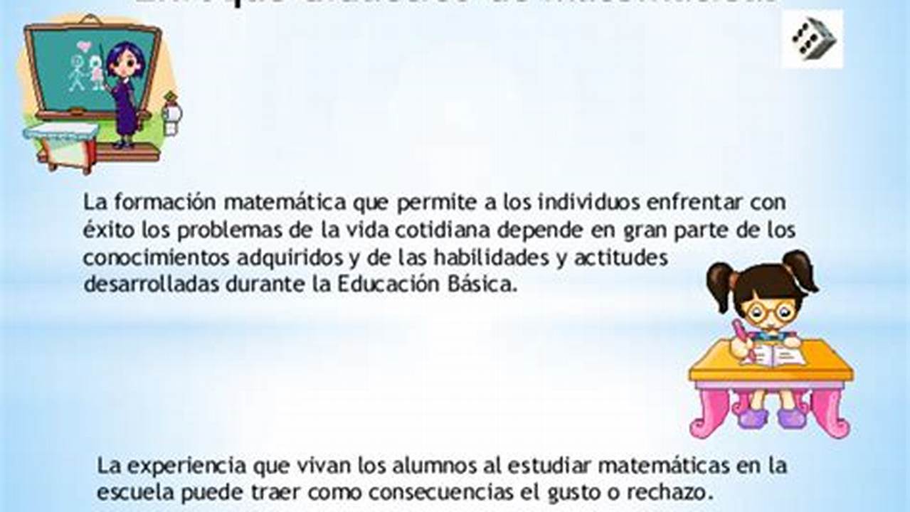 Enfoque De Las Matematicas Nuevo Modelo Educativo Primaria