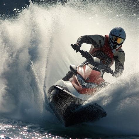 Engaged and present during jet ski