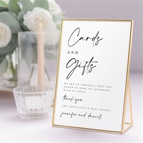 Engagement Gift Message Table