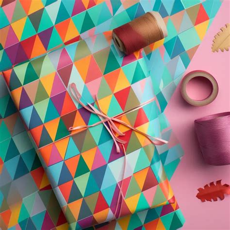 Engagement Gift Wrapping Paper Designs