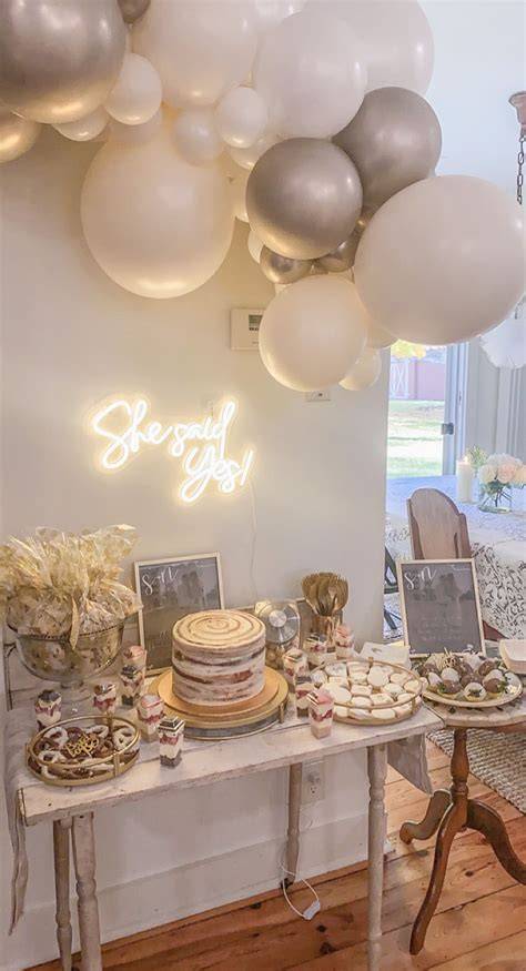 Engagement Party Balloon Color Schemes