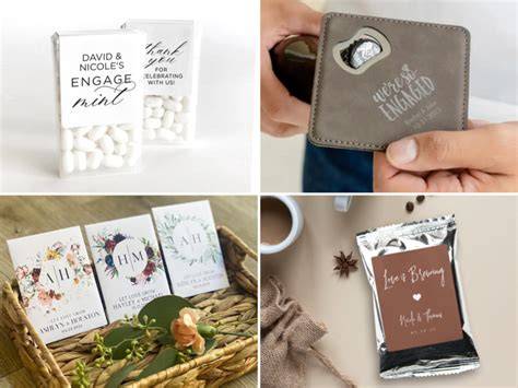 Engagement Party Favors Table