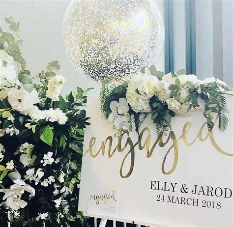 Engagement Party Flower Arrangements