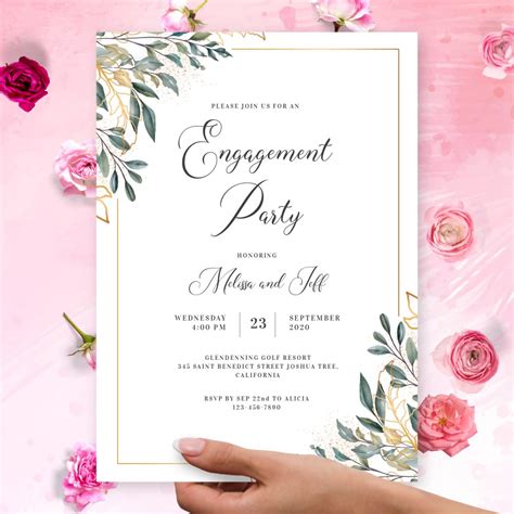 Engagement Party Invitations Image