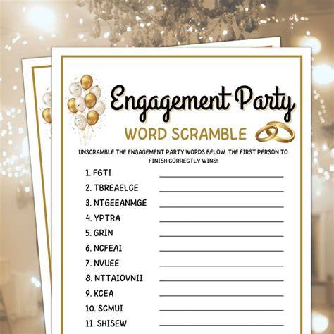 Engagement Story Scramble