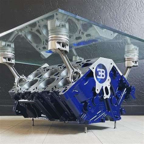 Tamerlane's Thoughts Engine block coffee table complete!