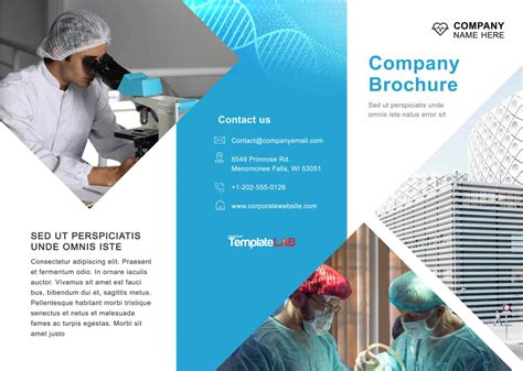 Engineering Brochure Templates Free Download Professional Template Ideas