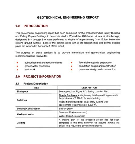 Engineering Progress Report Template