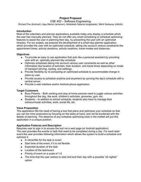 16+ Engineering Project Proposal Templates PDF, Word, Pages