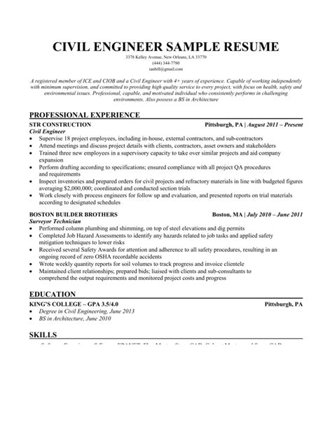Engineering Resume Template Microsoft Word 2007