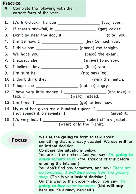 English Grammar Worksheets For Grade 6 With Answers