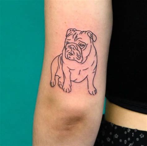English Bulldog Tattoo