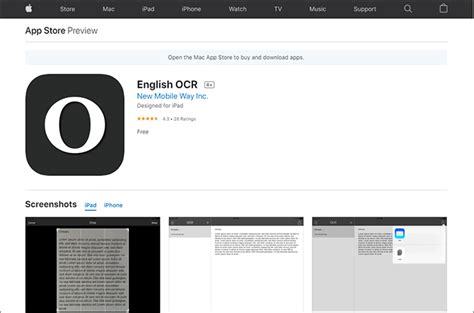 English OCR (iOS)