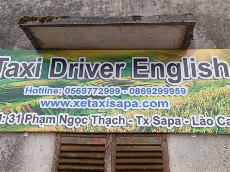 English speaking driver