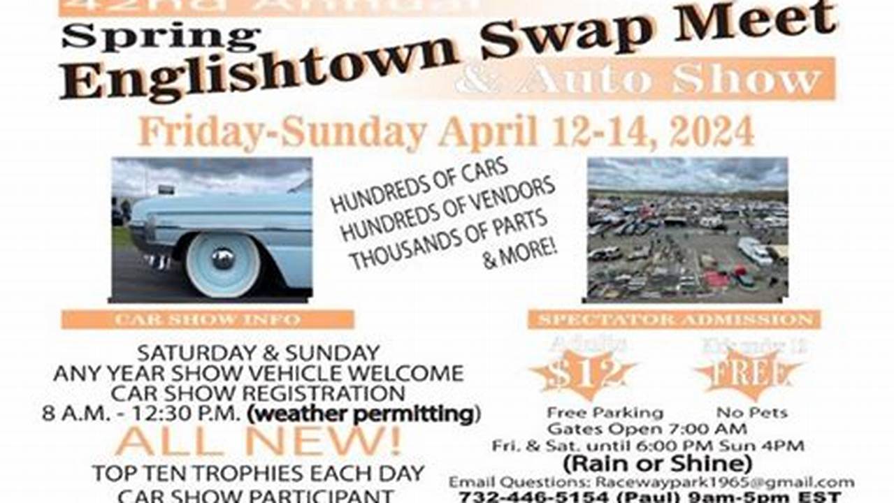 Englishtown Swap Meet Spring 2024