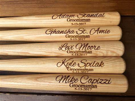 Engraved Baseball Bats