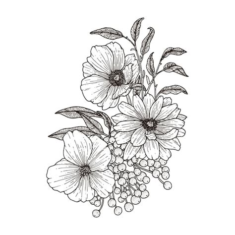 Engraved Flower