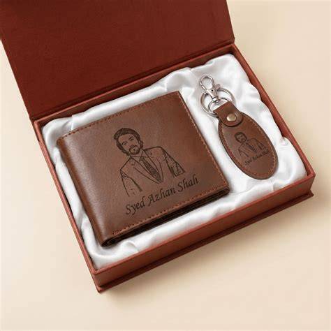 Engraved Keychain or Wallet