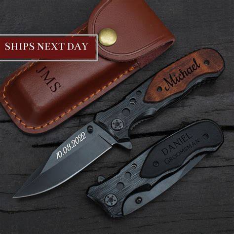 Engraved Knives For Groomsmen