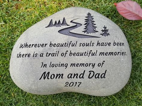 Engraved Memorial Rocks